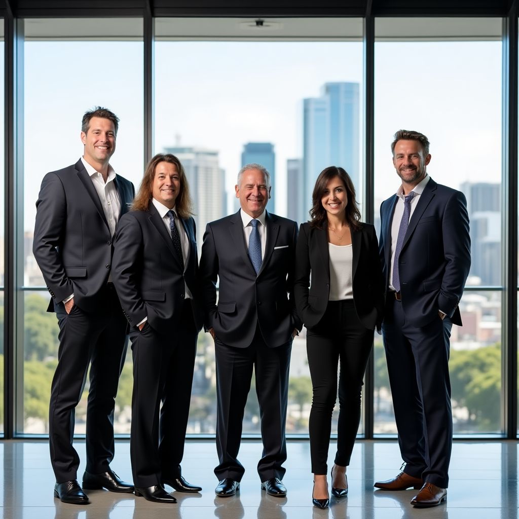 Equipo de InvertiAR en la oficina principal